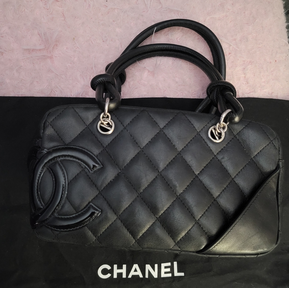 CHANEL Cambon Line Bowling hand bag